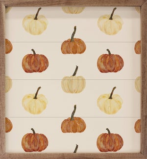 Pumpkin Pattern 2 White BY JJ Design House